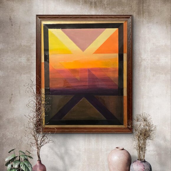 ORIGINAL Painting- PRISM- 16" X 20" Modern, Surrealism, Abstract texture - Picture 4 of 7